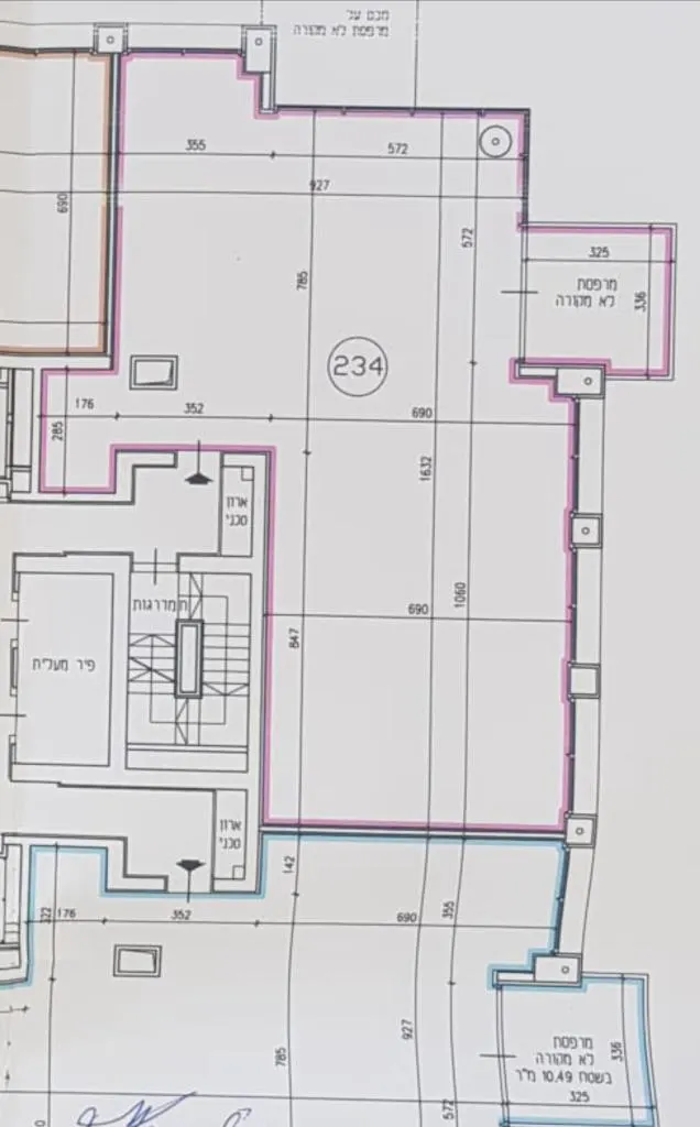 Pinkas 62-66 — floor plan 1